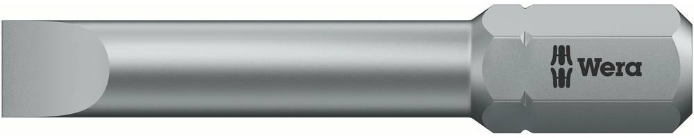 Wera 800/2 Z Schlitz-Bit 10mm Werkzeugstahl zähhart, legiert D 8 1