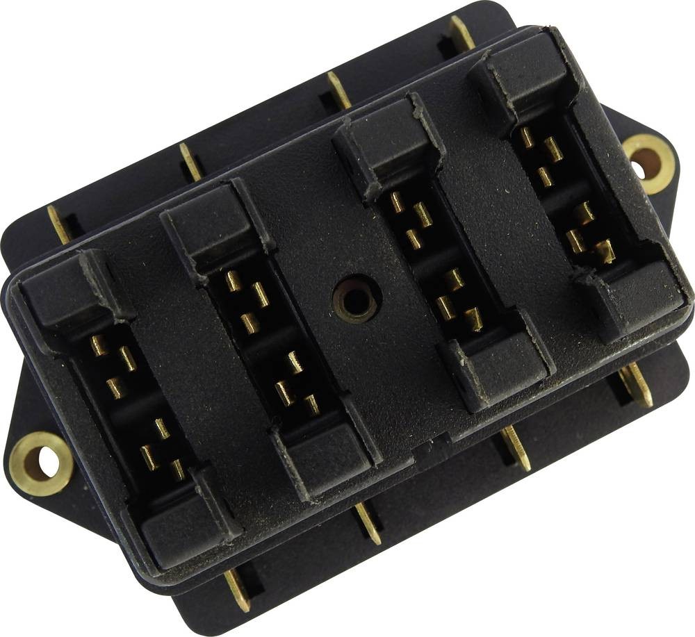 SecoRüt FHA304 Kfz Sicherungshalter Flachsicherung Standard Pole 4