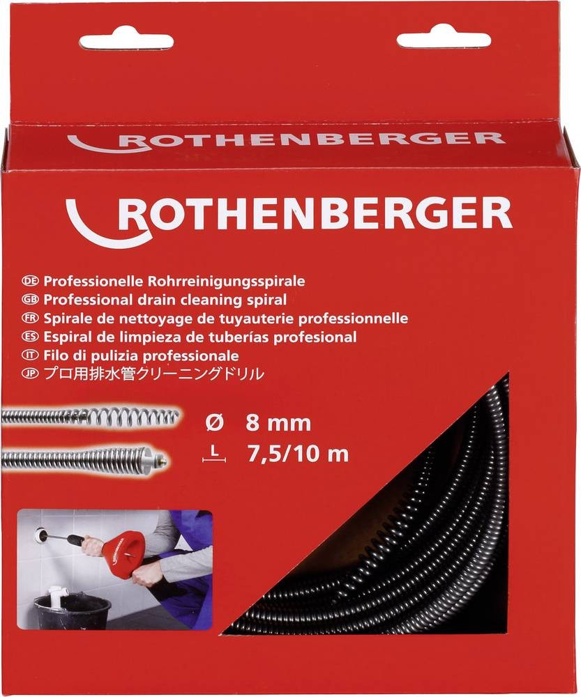 Rothenberger 72412 Rohrreinigungswelle 7.5m Produktabmessung, Ø 8mm
