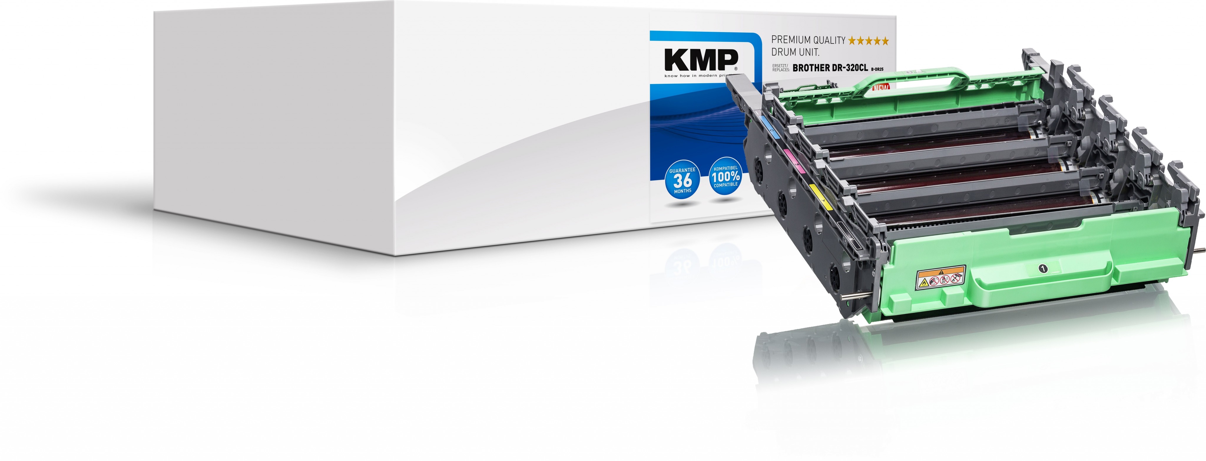 KMP B-DR25 Cartouche de toner 1 pièce(s) Noir, Cyan, Jaune, Magenta -