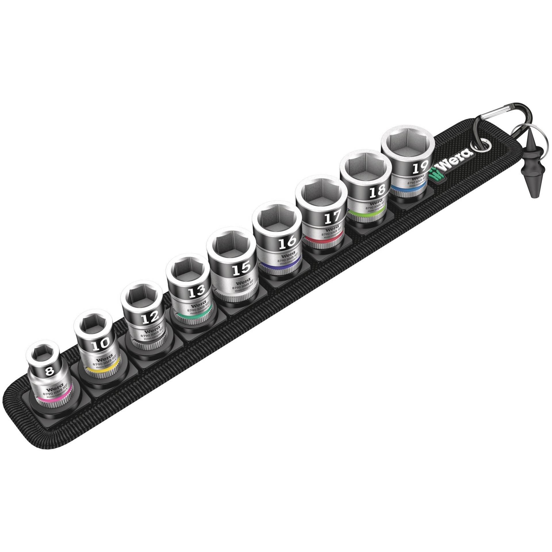 Wera Belt B 1 Steckschlüsseleinsatz-Set 3/8\ (10 mm) 10teilig