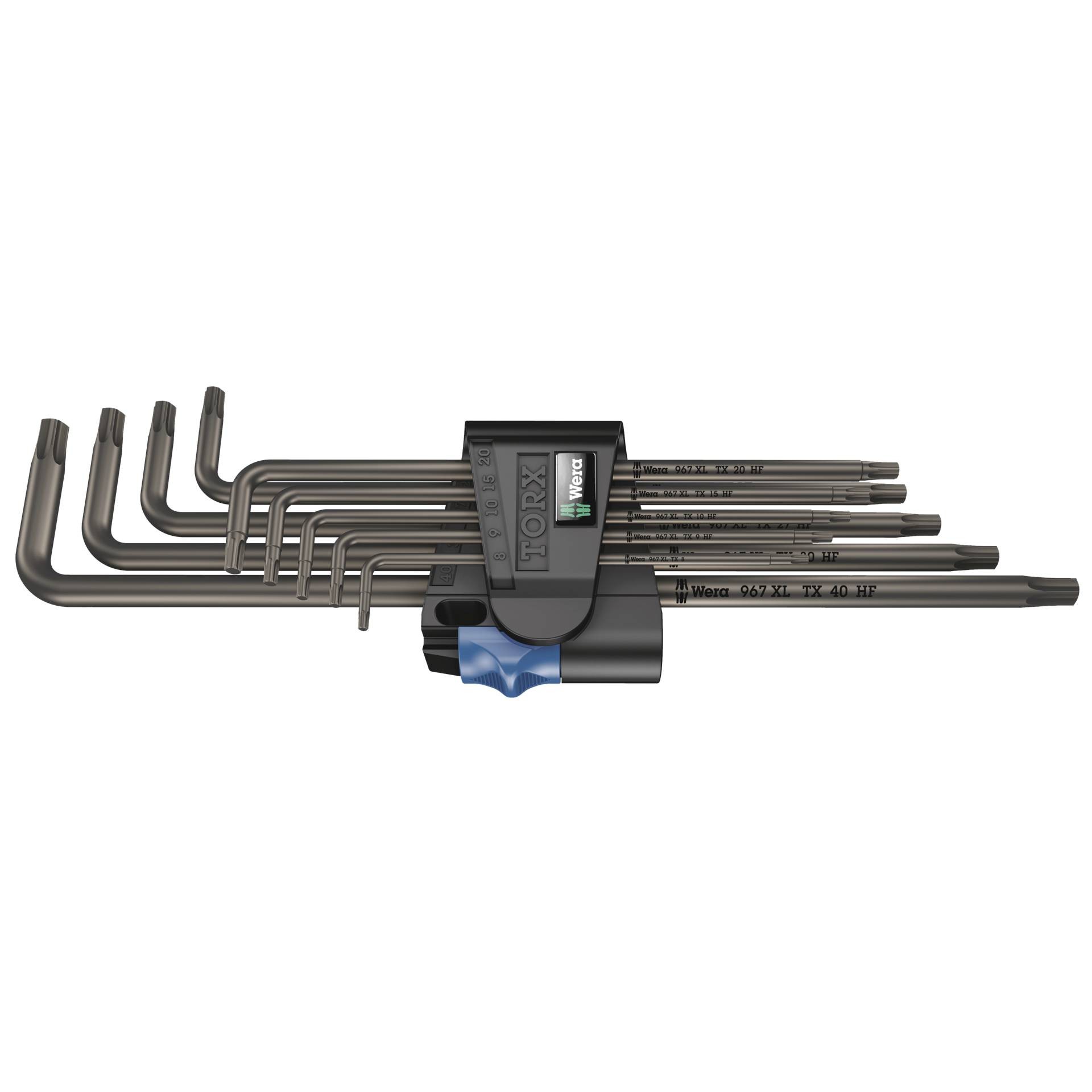Wera 967/9 TX XL HF 1 Innen-TORX Winkelschraubendreher-Set T 8, T 9,