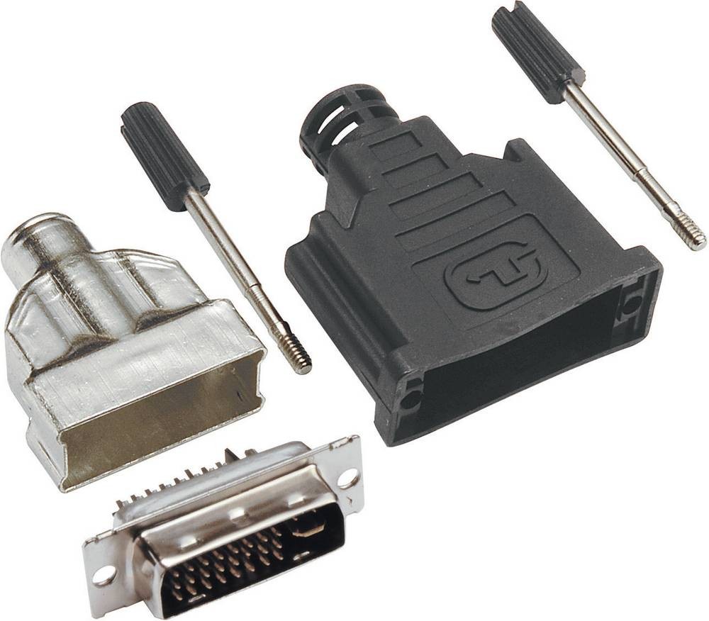 TRU Components 1578805 DVI-Steckverbinder Stecker, gerade Polzahl: 29