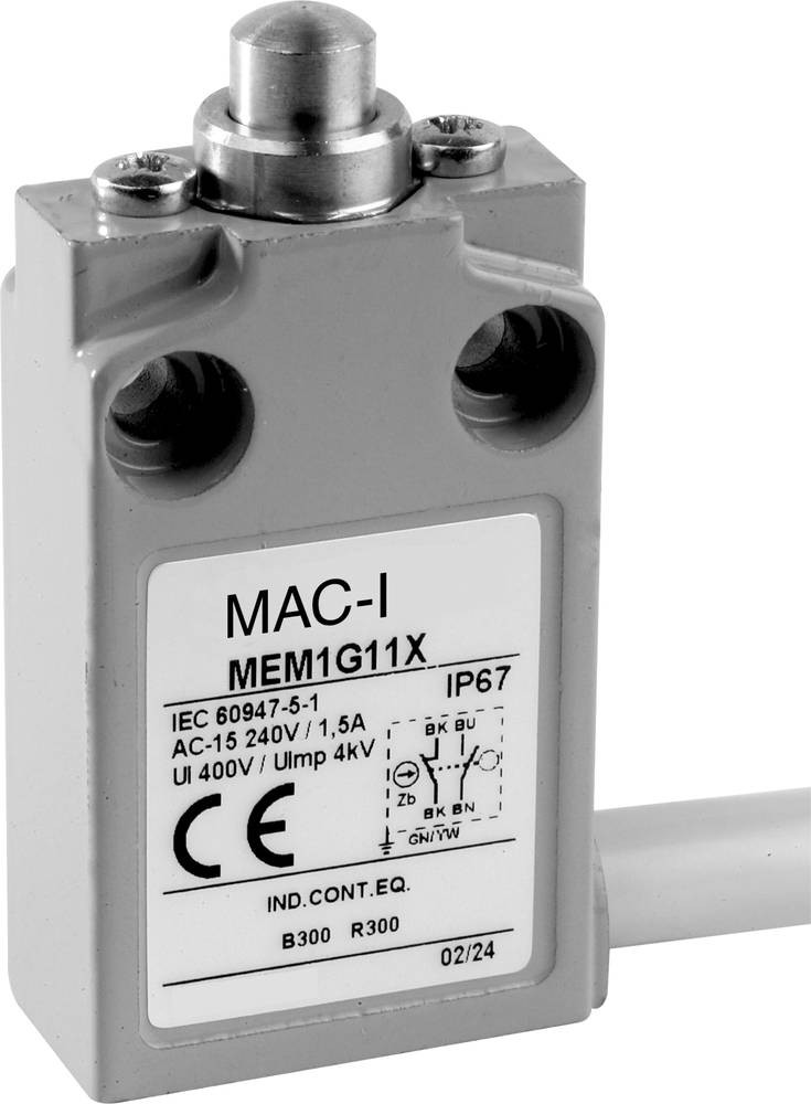Panasonic MEM1G11ZD MEM1G11ZD Endschalter 24V 5A Stößel IP67 1 pc(s)