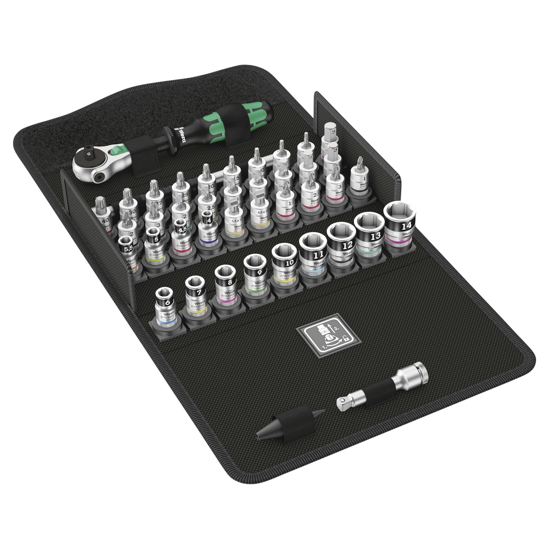 Wera Werk Zyklop Speed-Knarrensatz 8100 SA All-in