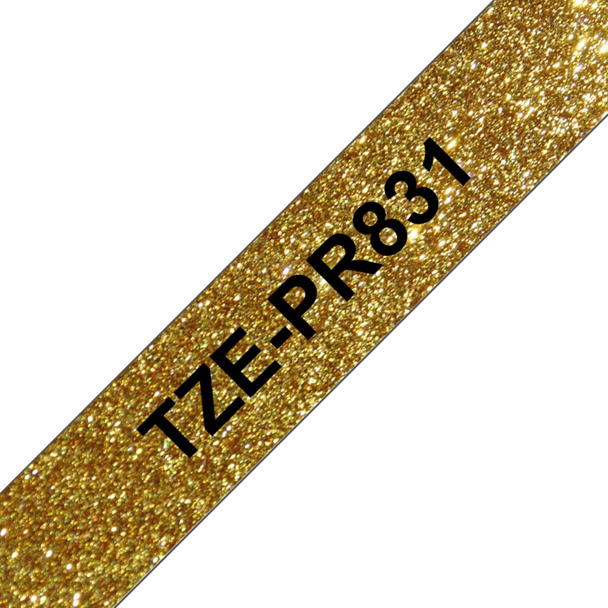 Brother TZE-PR831 label-making tape Black on gold - Brother TZE-PR831,