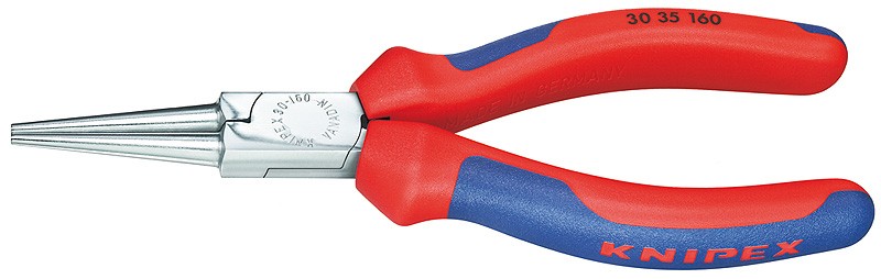 Knipex 30 35 160 Werkstatt Rundzange Gerade Chrom-Vanadium
