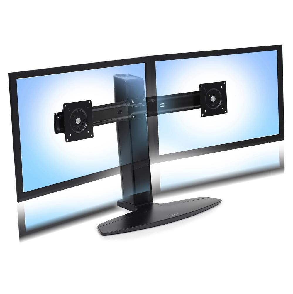 Ergotron Neo Flex Dual Monitor Lift Stand 62,2 cm (24.5") Bureau Noir