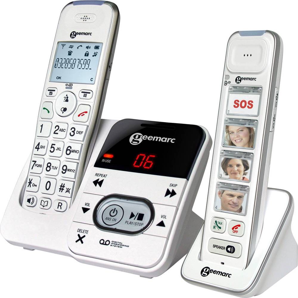 Geemarc PACK Mobility 295 Schnurloses teléfono para personas mayores