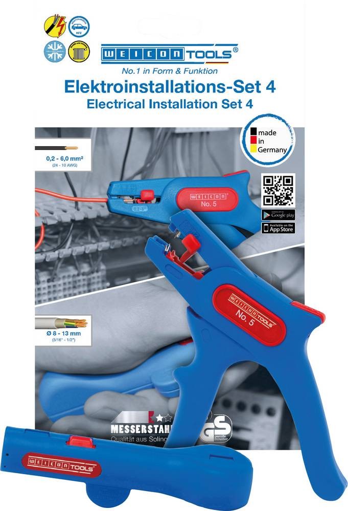 WEICON TOOLS No 5 + No 13 10039678 Abisolierzange incl.