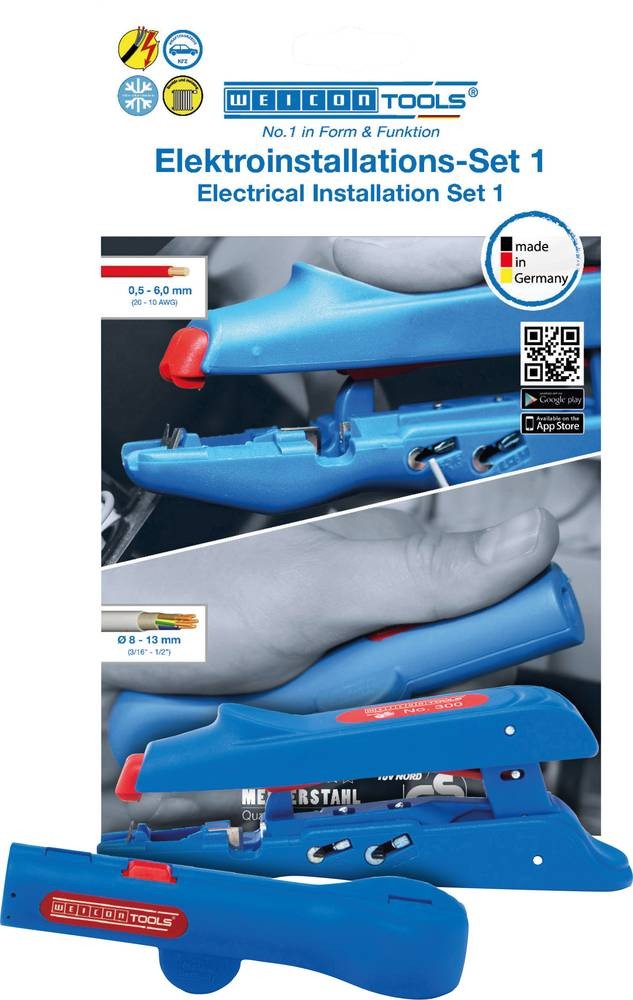 WEICON TOOLS 10039675 No 300 + No 13 Kabelentmanteler-Set for Leiter