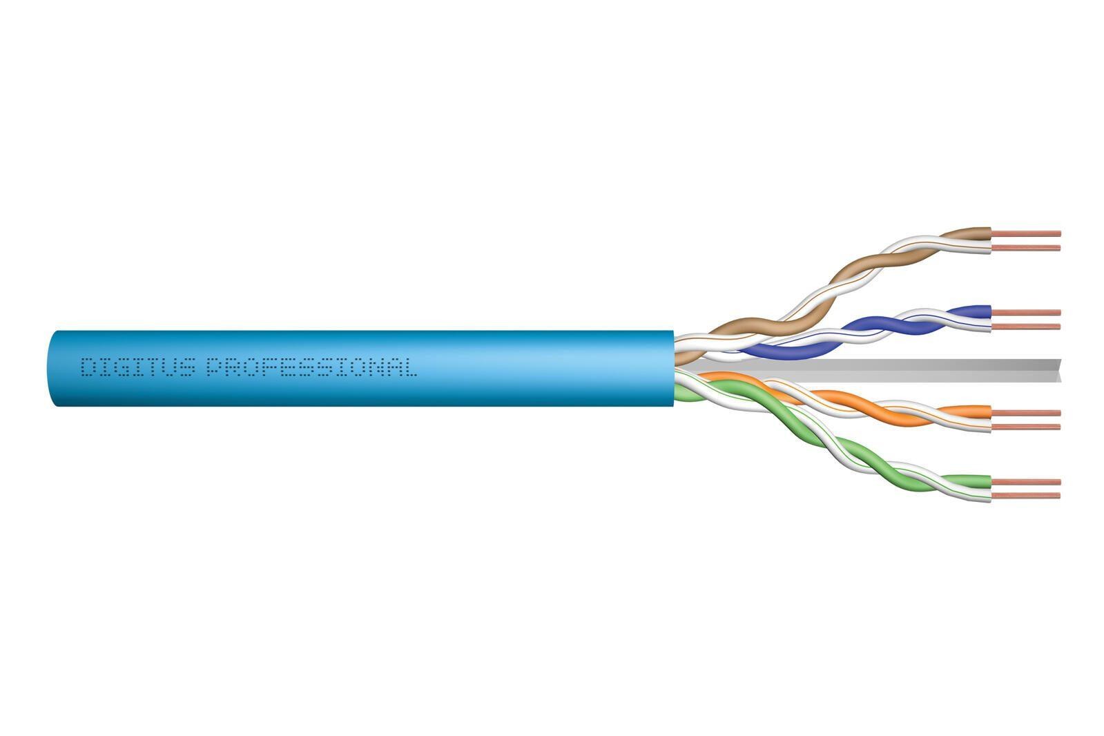 Digitus Câble de pose CAT 6A U/UTP, 305 m, simplex, Eca - Digitus Câ