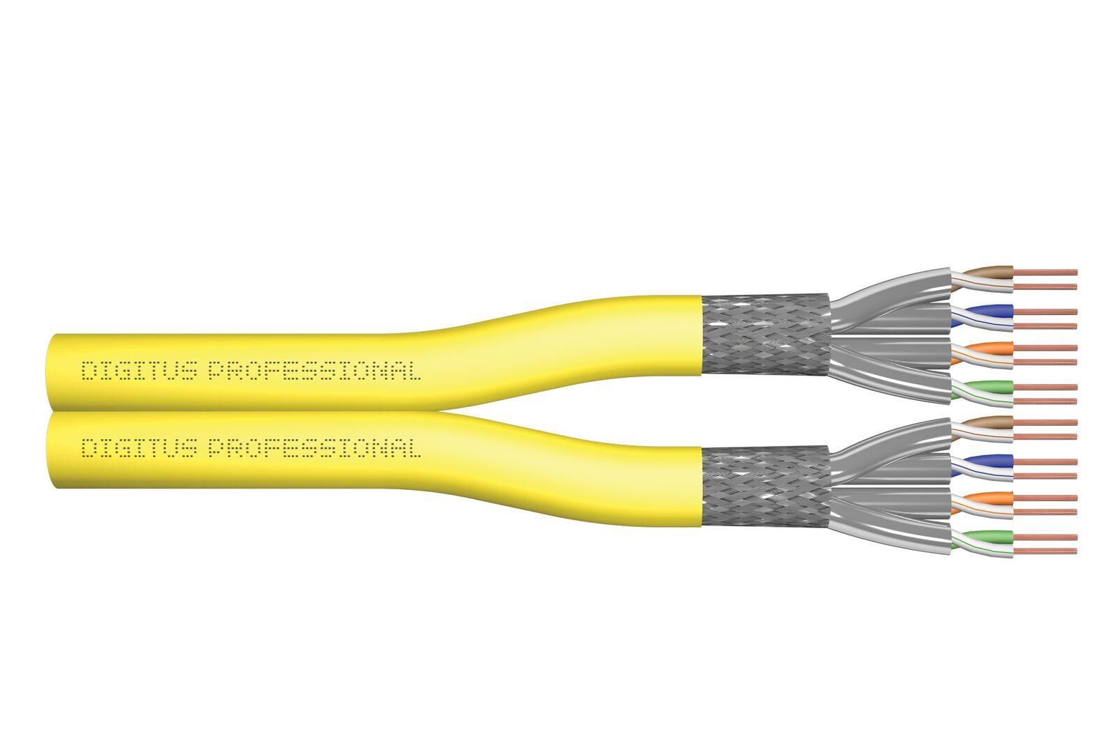 Digitus DK-1743-A-VH-D-5 networking cable Yellow 500 m Cat7a S/FTP (S-