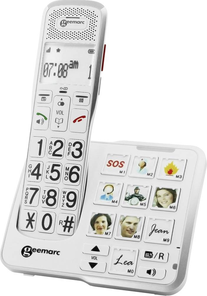 Geemarc AMPLIDECT 595 PHOTO Schnurloses Seniorentelefon
