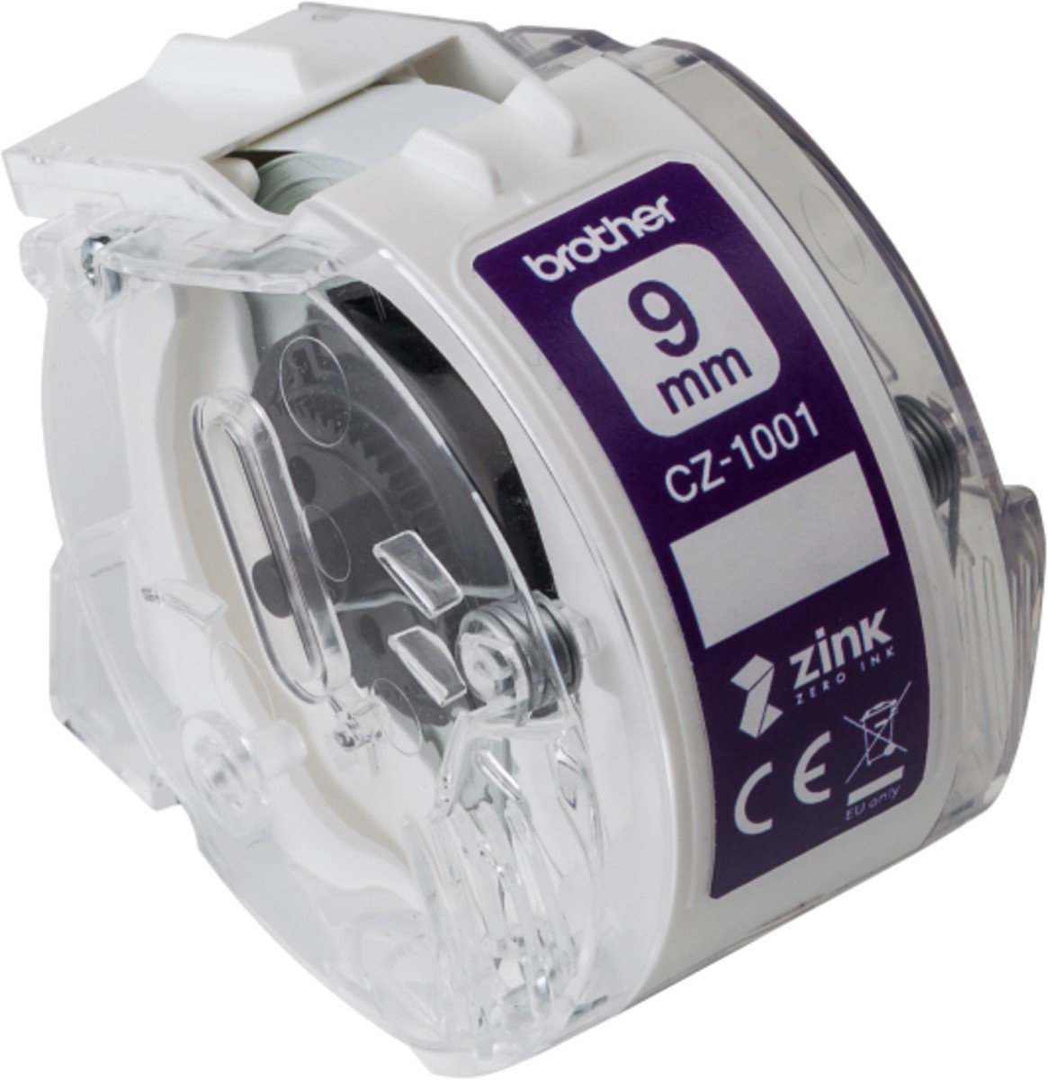 Brother CZ-1001- Ruban d'étiquettes tout-en-couleur , 9 mm de large -