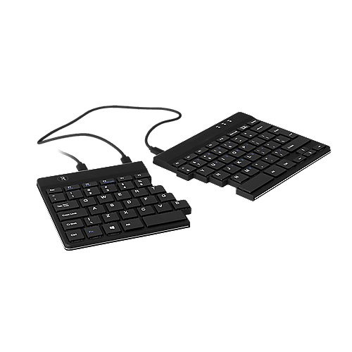 R-GO Tools RGOSP-DEWIBL USB Tastatur Deutsch, QWERTZ Schwarz