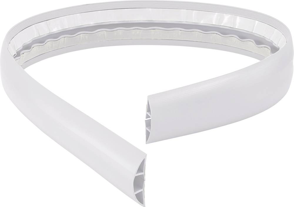 TRU COMPONENTS Kabelbrücke 1565440 PVC blanco Anzahl Kanäle: 1
