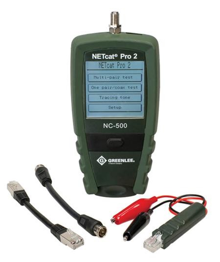 Tempo NC-500 NETcat Pro2 Tester per cavi UTP/STP Nero - Tempo NC-