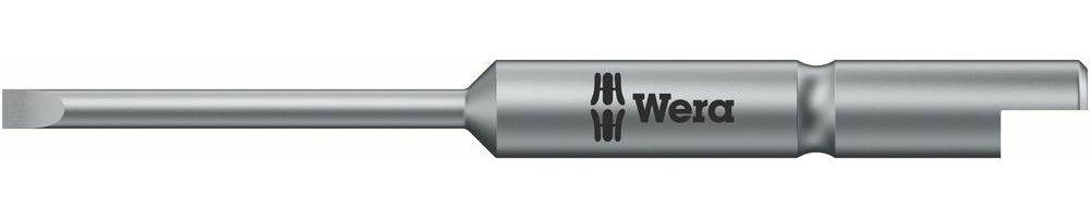 Wera 800/9 C Schlitz-Bit 1.5mm Werkzeugstahl legiert, zähhart