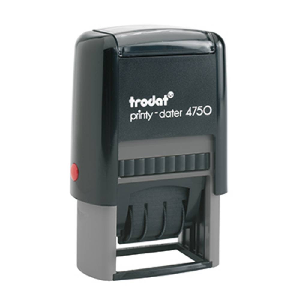 Trodat Printy-Dater Datumsstempel 41 x 24mm (B x H) gris, noir