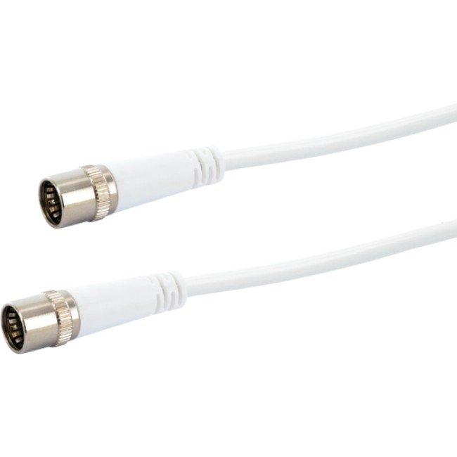 Schwaiger KDAK100 532 coaxial cable 10 m Type-F White - Schwaiger