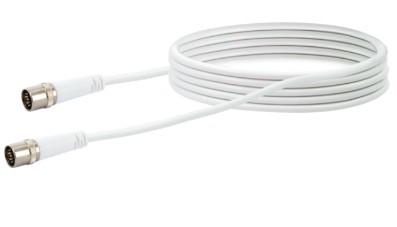 Schwaiger KDAK50532 coaxial cable 5 m F White - Schwaiger KDAK50532,