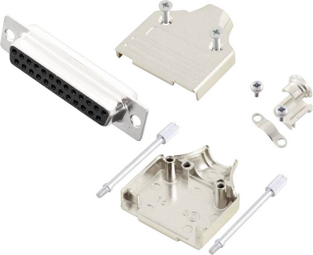 MH Connectors MHDM25-DM25S-K D-SUB Buchsenleisten-Set 180° Polzahl: