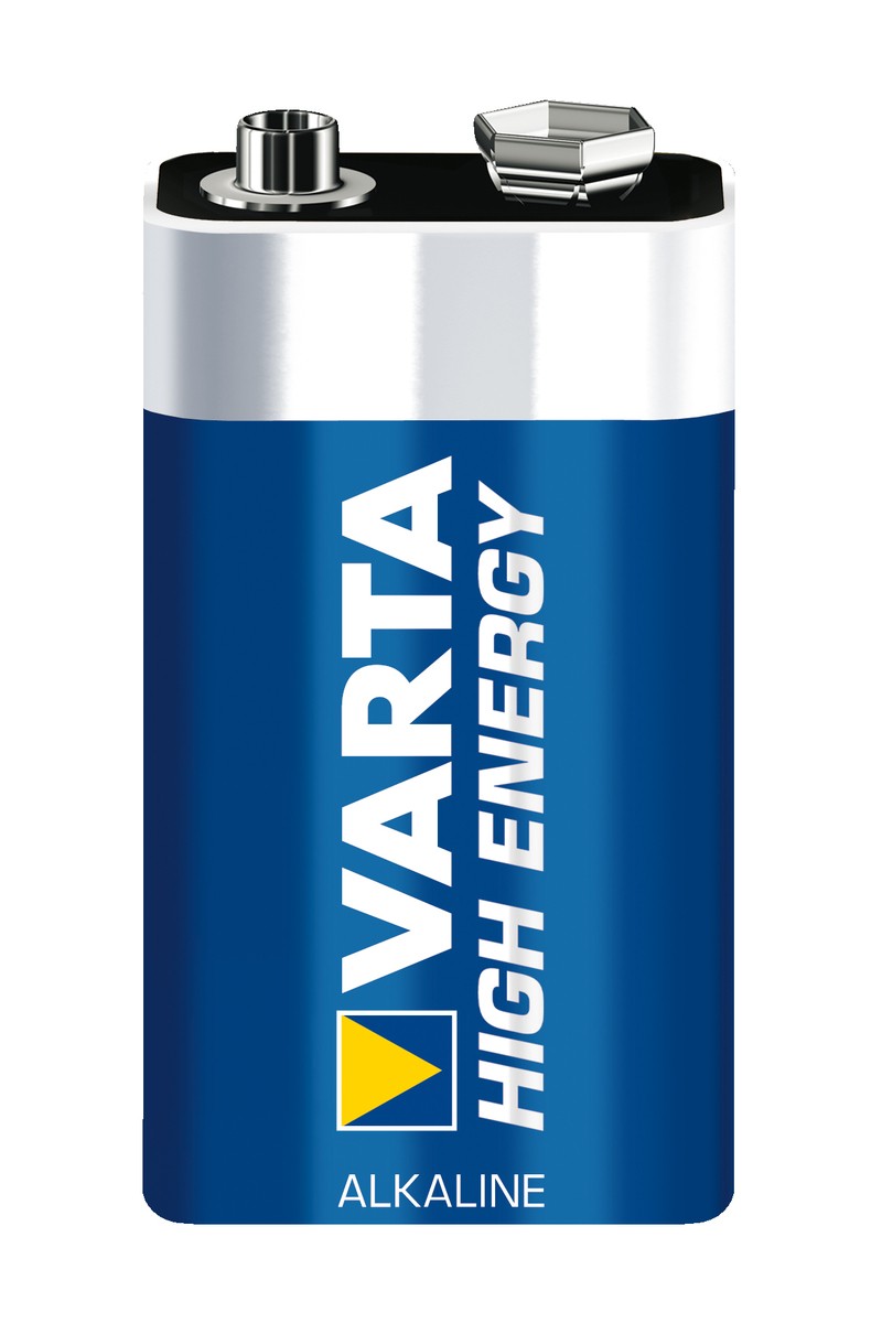 Varta 9V Batterie à usage unique Alcaline - Varta 9V, Batterie à