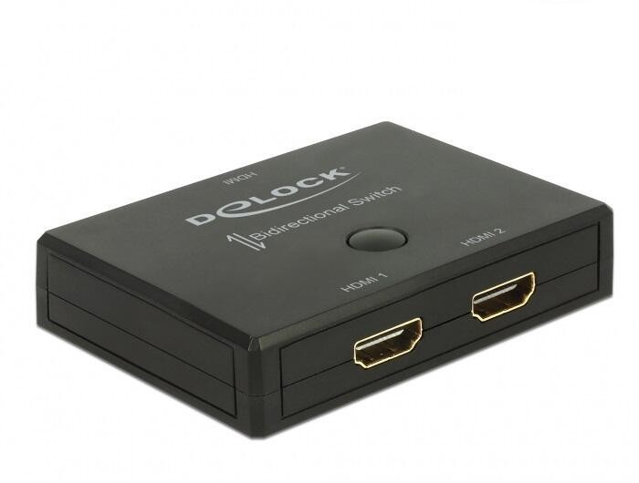 DELOCK HDMI 2 - 1 Umschalter bidirektional 4K 60 Hz