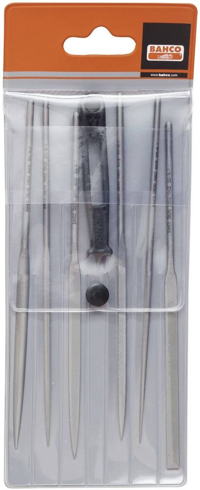 Bahco 2-470-14-4-0 Nadelfeilenset 6tlg. 140mm In plástico bolsa 1