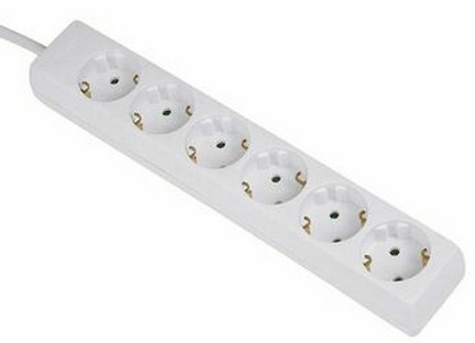 Hama 00030529 base múltiple 1,4 m 6 salidas AC Blanco - Hama
