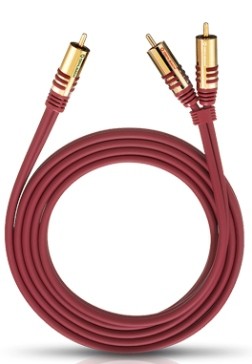 OEHLBACH 20565 audio cable 3 m RCA 2 x RCA Red - OEHLBACH 20565, RCA,