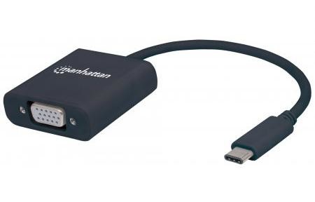 Manhattan 151771 adaptateur graphique USB 1920 x 1200 pixels Noir -