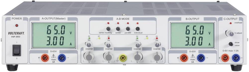 VOLTCRAFT VSP 2653 Labornetzgerät, einstellbar 0.1 - 65 V/DC 0 - 3A