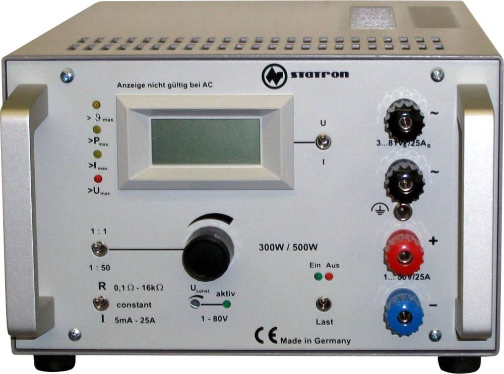 Statron 3227.31 Elektronische Last 80 V/DC 25.5A 300W