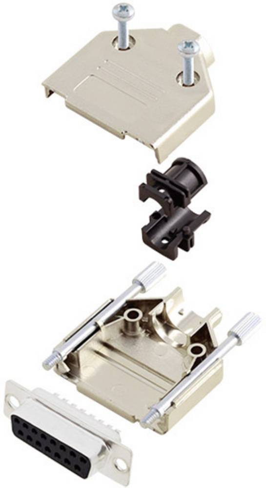 Amphenol L17DTPK-M-15+L77SDA15S D-SUB Buchsenleisten-Set 180°