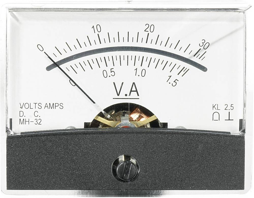 VOLTCRAFT AM-60X46/30V/1,5A/DC AM-60X46/30V/1,5A/DC Einbau-Messgerät