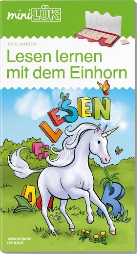 MiniLük-Set Einhorn Zählen and Lesen lernen 9070