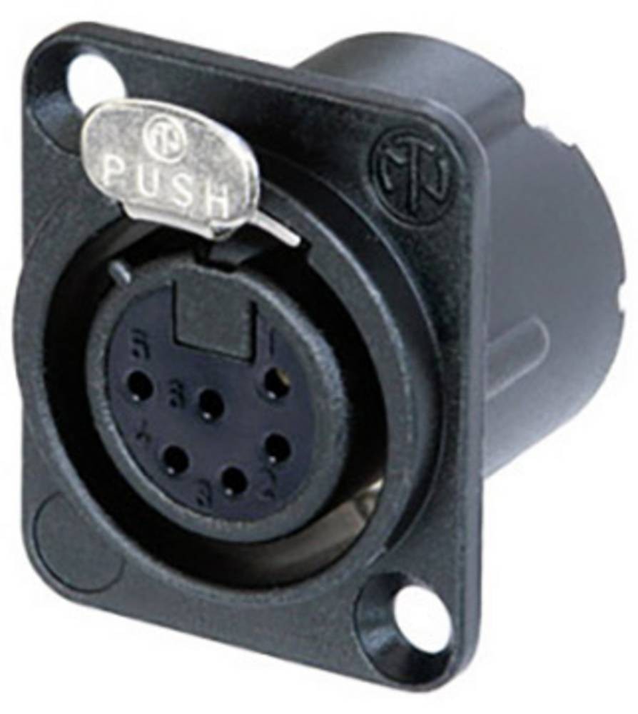Neutrik NC6FD-LX-B-CON XLR-Steckverbinder Flanschbuchse, Kontakte