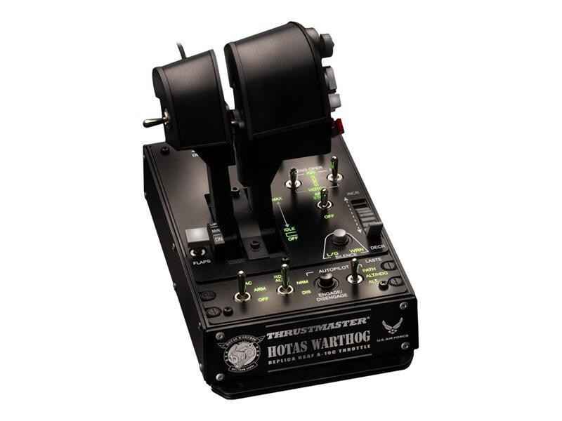 Thrustmaster HOTAS Warthog Dual Throttles Black USB Flight Sim PC -