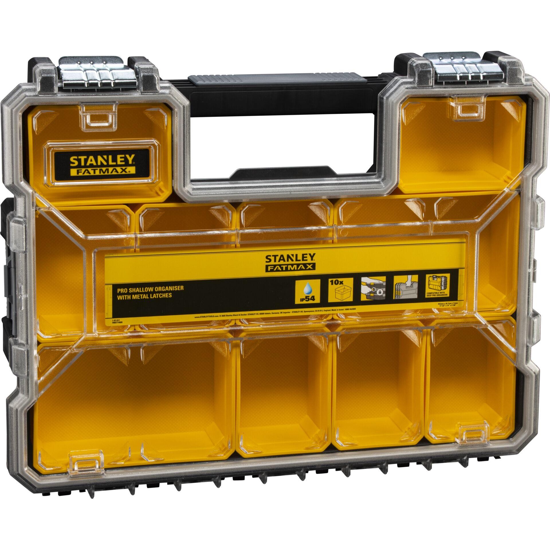Stanley 1-97-517 boite à outils Noir, Transparent, Jaune - Stanley 1-
