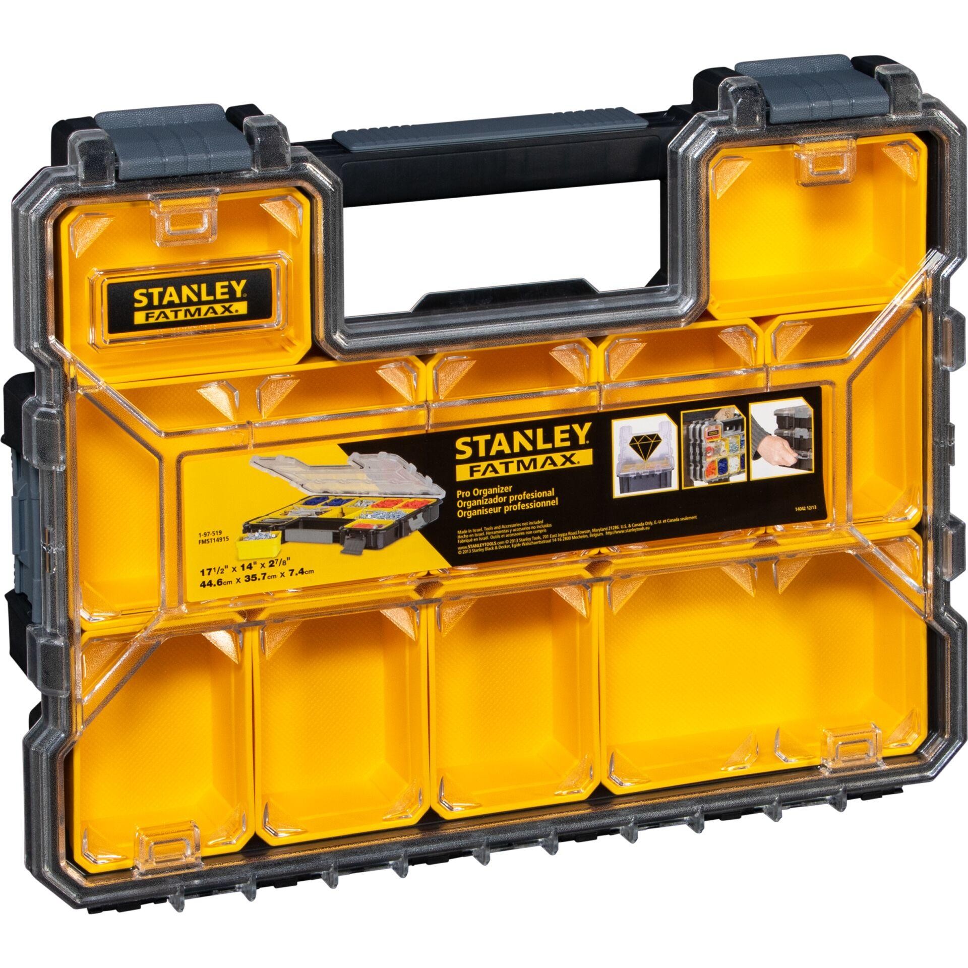 Stanley 1-97-519 boite à outils Noir, Transparent, Jaune - Stanley 1-
