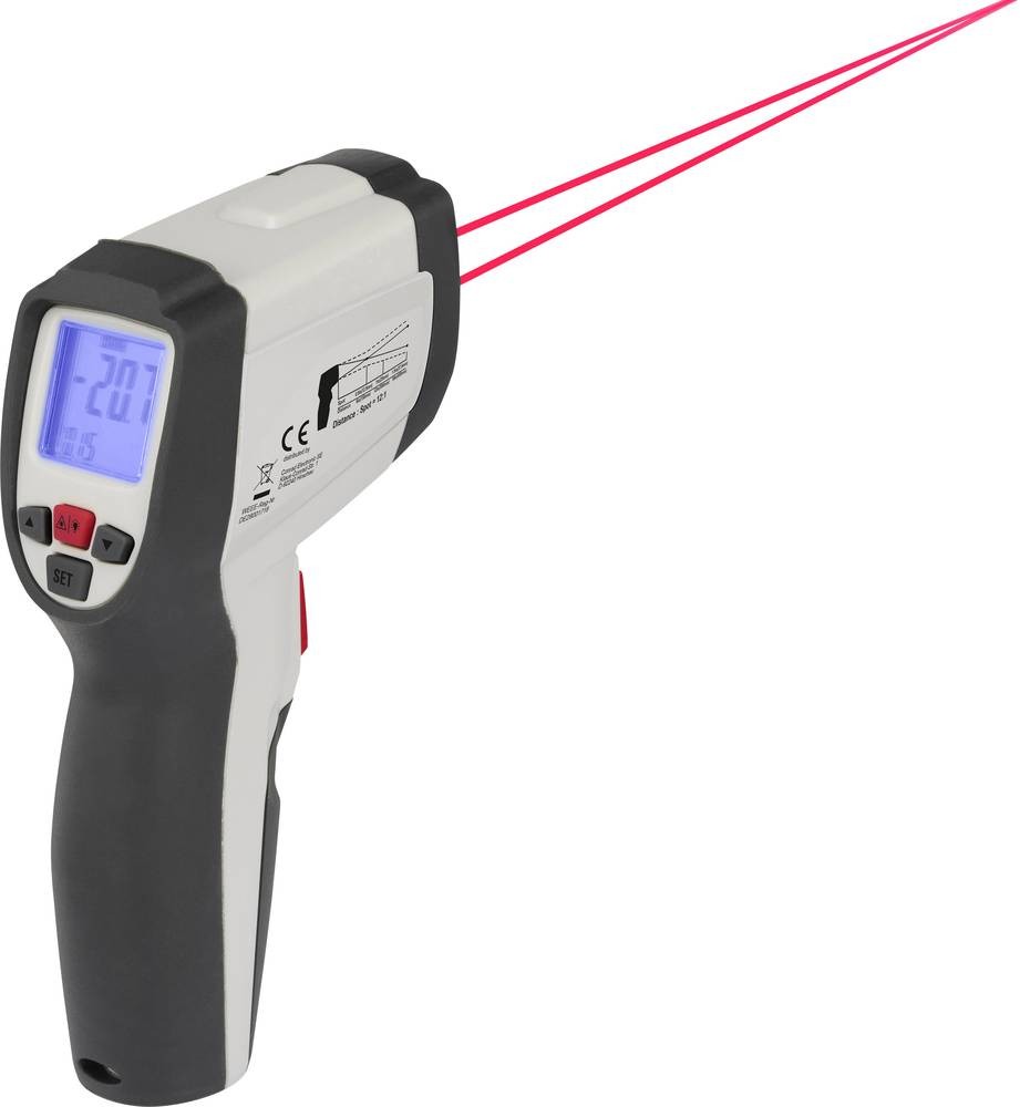 VOLTCRAFT IR 500-12D Infrarot-Thermometer Optik 12:1 -50 - +500°C