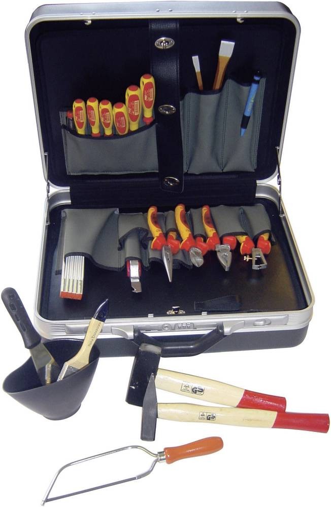 NWS 321K-1 Elektriker Werkzeugsuitcase bestückt 23teilig (L x B x H)