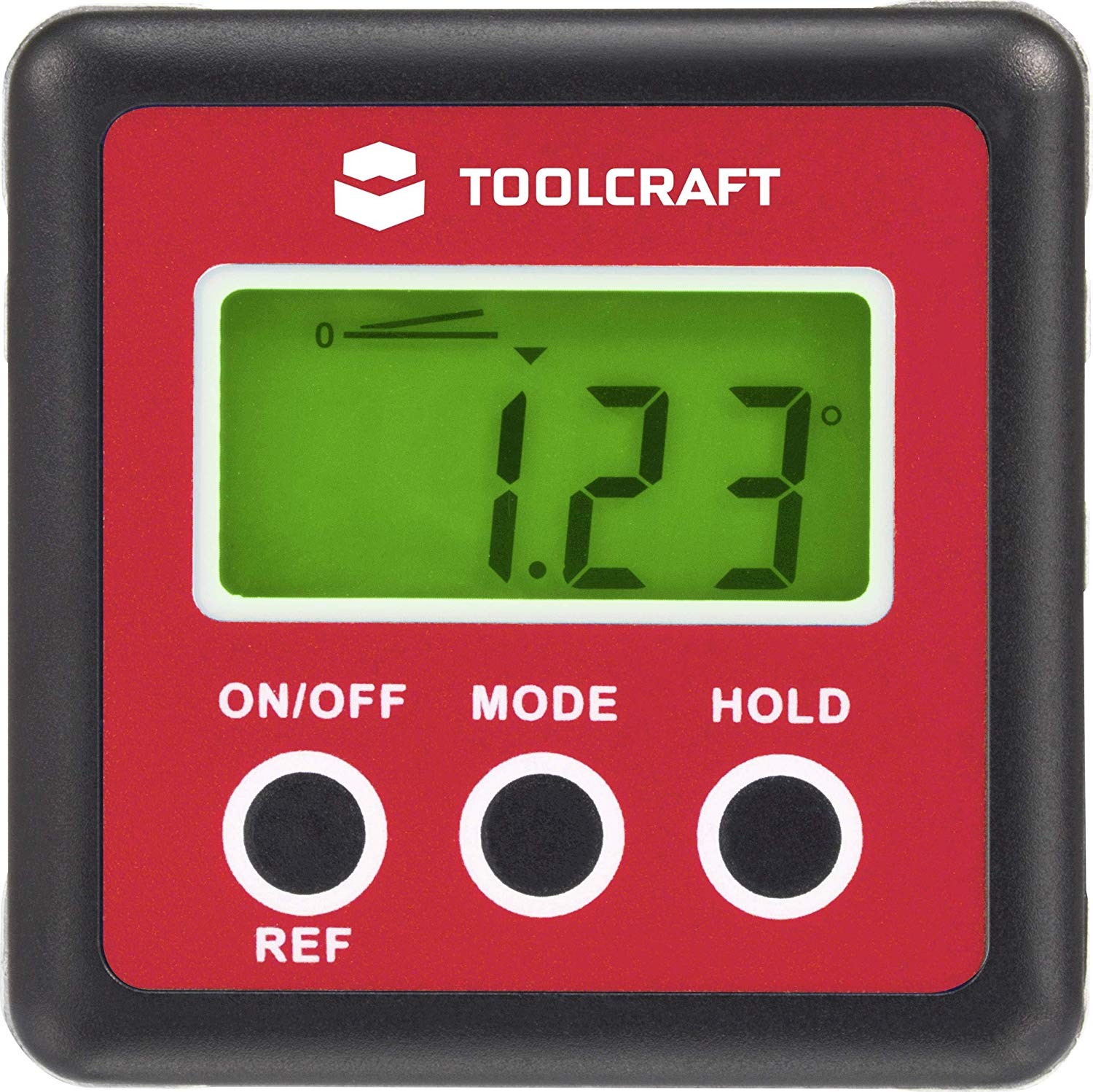 TOOLCRAFT TO-4988565 Digitale Wasserwaage with Magnet 60mm 360° 0.1