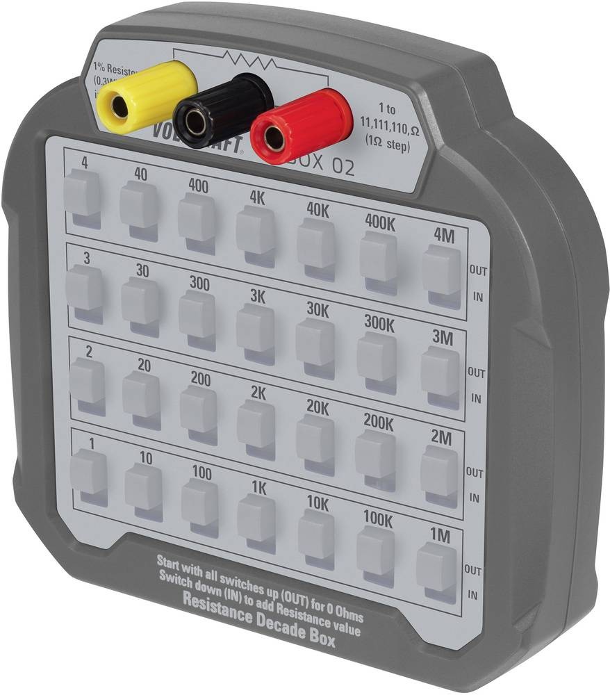 VOLTCRAFT R-BOX 02 Mess-Dekade Widerstand 1%