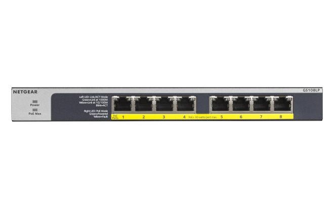 NETGEAR GS108LP Unmanaged Gigabit Ethernet (10/100/1000) Power over