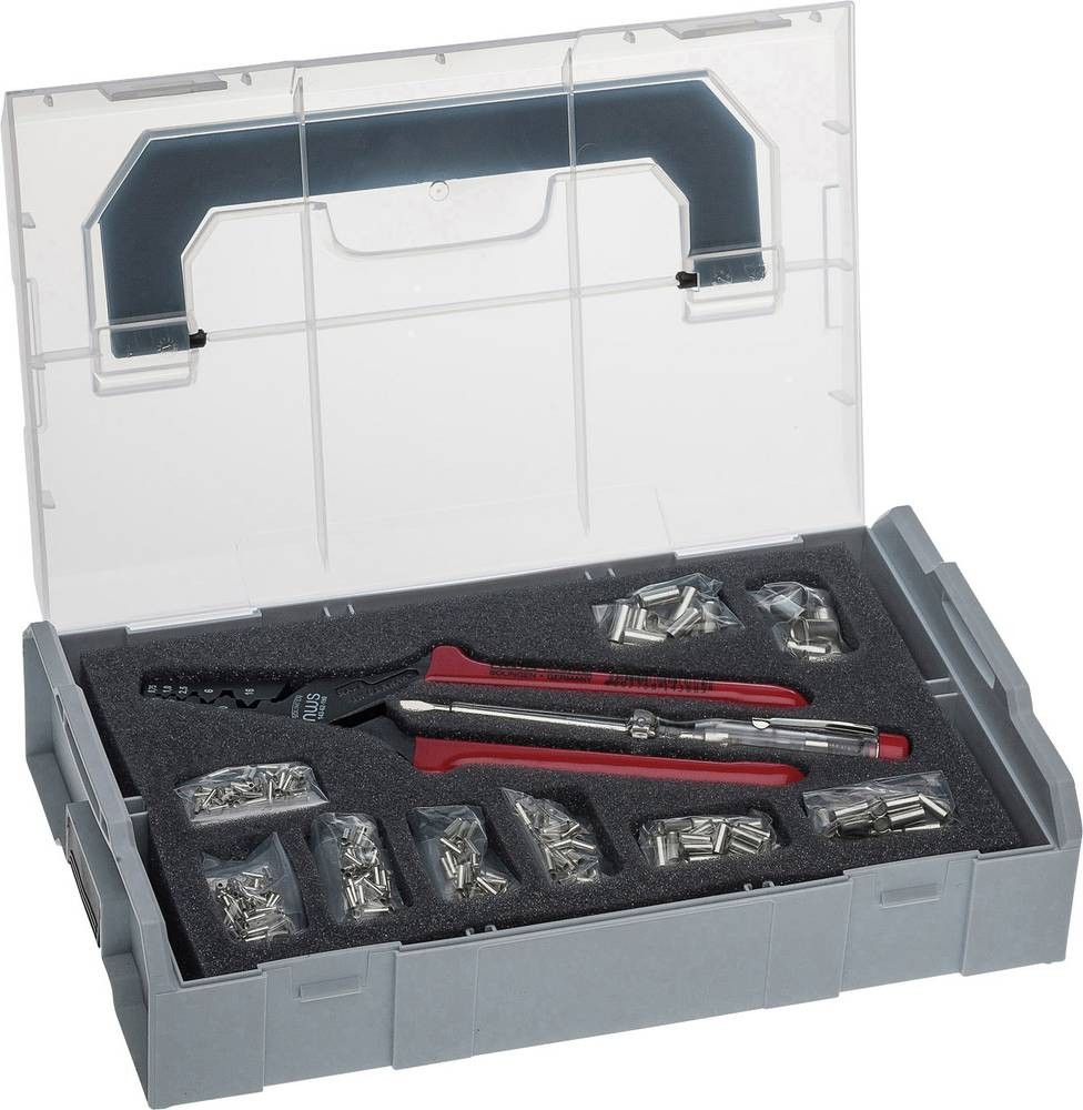 NWS 338-22 Presszange incl. Spannungsprüfer, incl. Aderendhü
