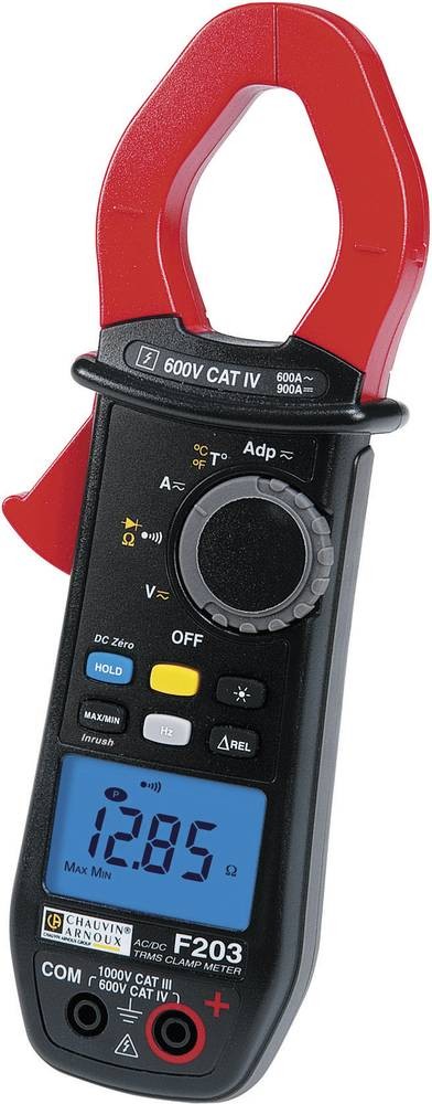 Chauvin Arnoux F203 Stromzange digital CAT III 1000 V, CAT IV 600V