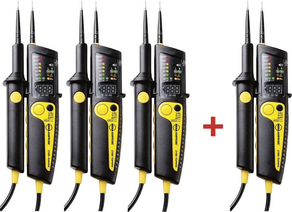 Beha Amprobe 2100-GAMMA+ BUNDLE Zweipoliger Spannungsprüfer CAT III